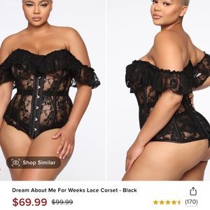 Fashion Nova lace corset
